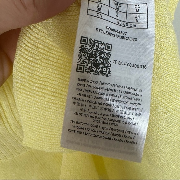 FREE PEOPLE Large Meadow Combo Knit Ruffle Drawstring Top - Picture 5 of 5